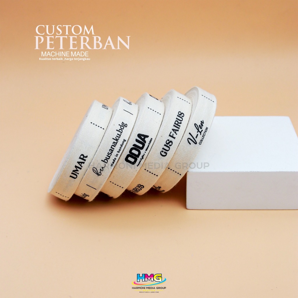 piterban import 1,3cm label pakaian label murah piterban label katun label baju label murah label hi