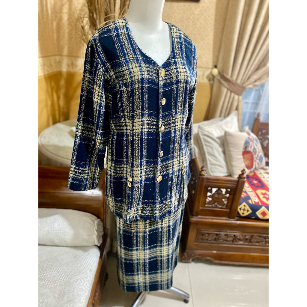 preloved baju one set hitam