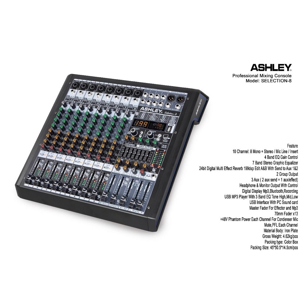 Mixer Ashley Selection 8 Mixer Ashley 8 Channel Selection 8
