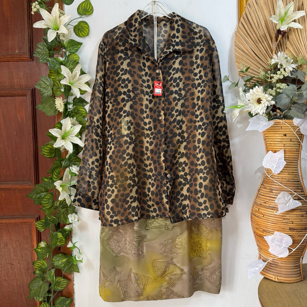 Set Kemeja Rok Vintage