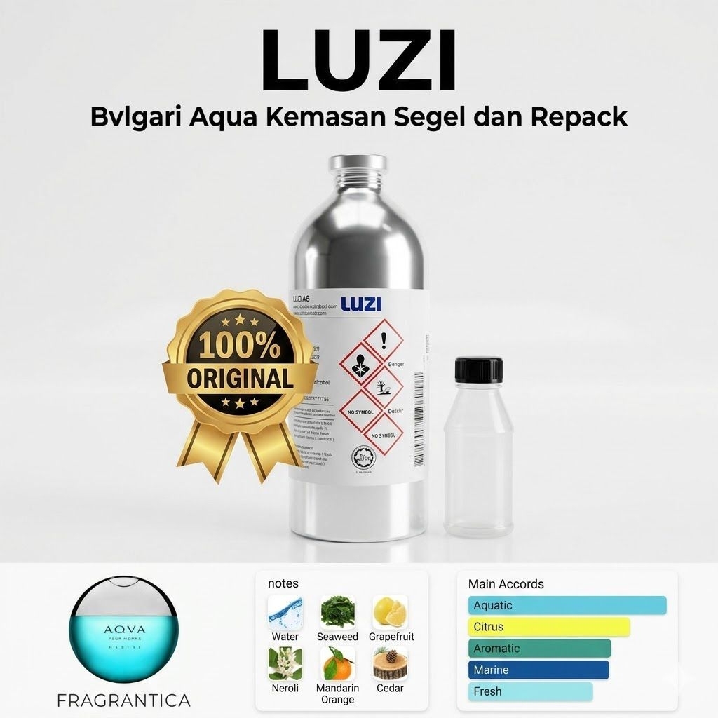 LUZI/BUL AQUA/KEMASAN REPACK/BIBIT MURNI