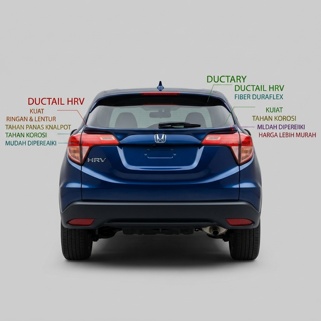 body kit ductail hr-v ductael hrv tailgate hrv body kit hrv