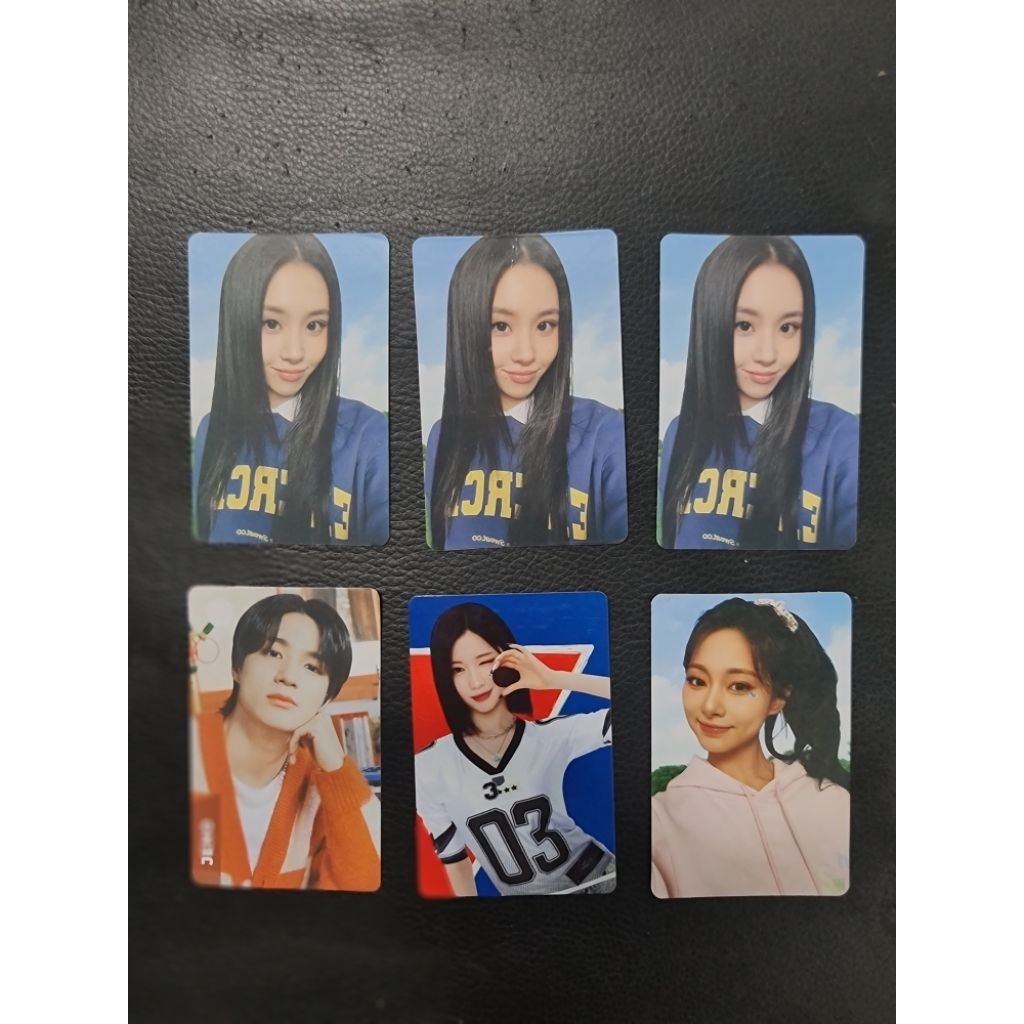 photocard twice richess, asa oreo, jeno tos tos