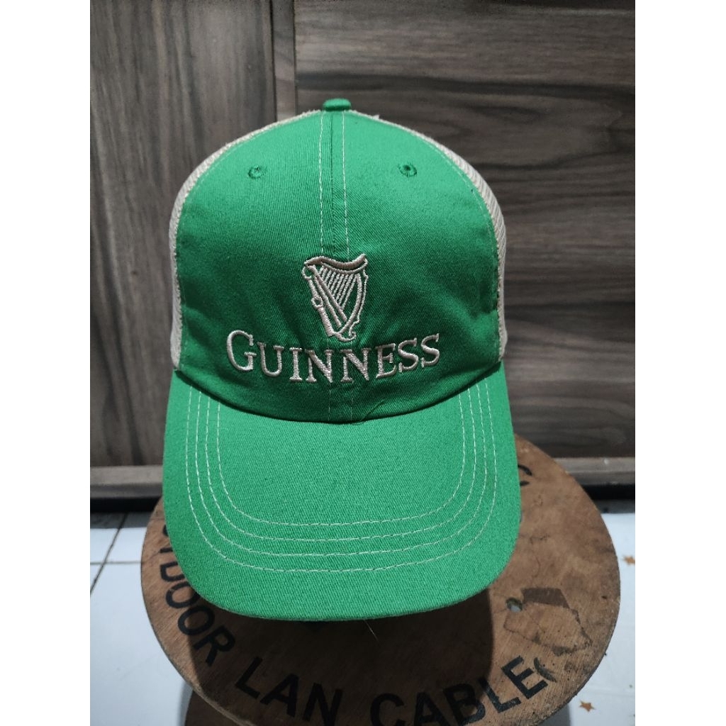 Guinness topi guinness Trucker jaring size besar size awal 58cm