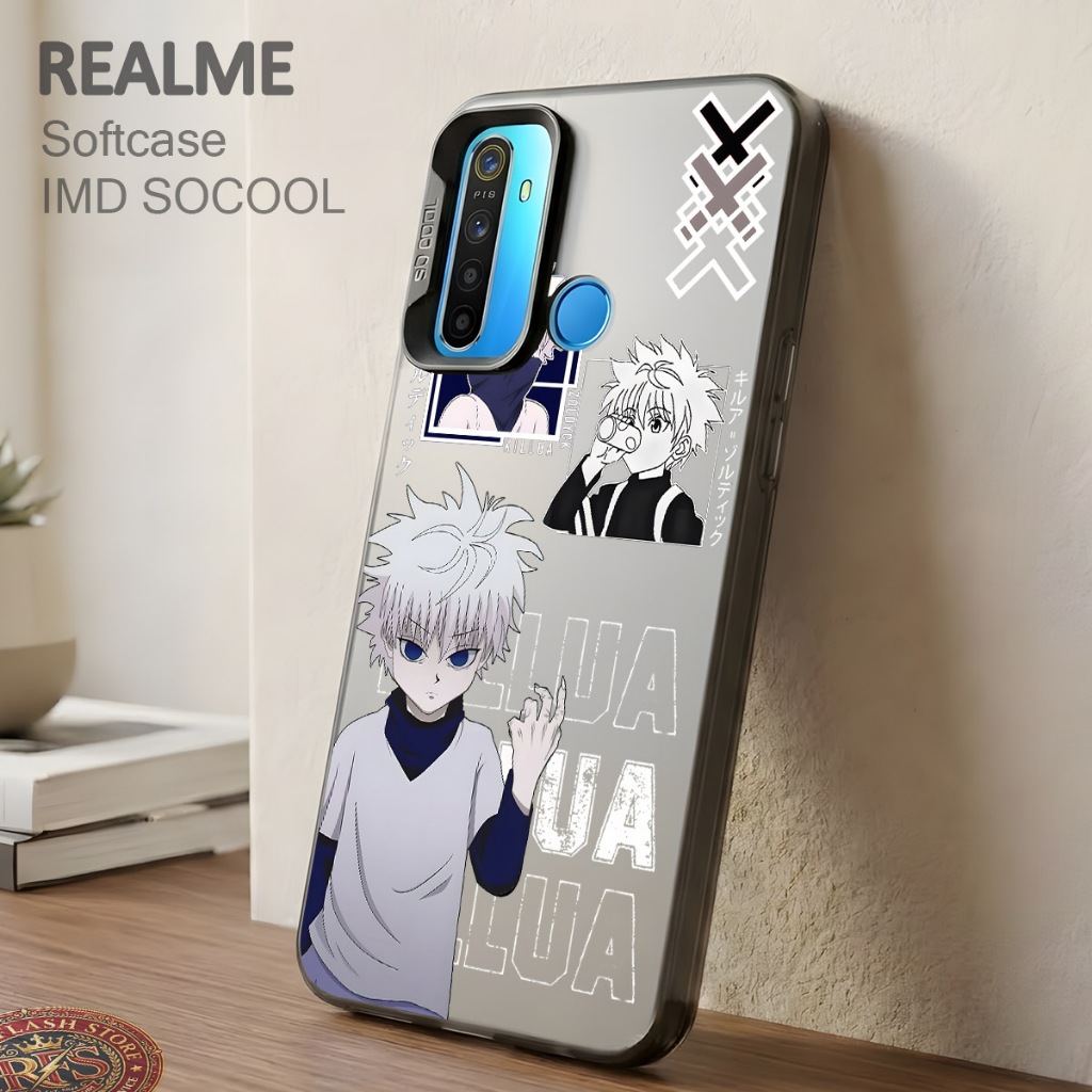 RF211 Case Realme 5 5i 5s 5Pro 3 3Pro 6 7 XT C65 4g Pelindung Hp Case Kilau/Glossy Silikon Royal Fla