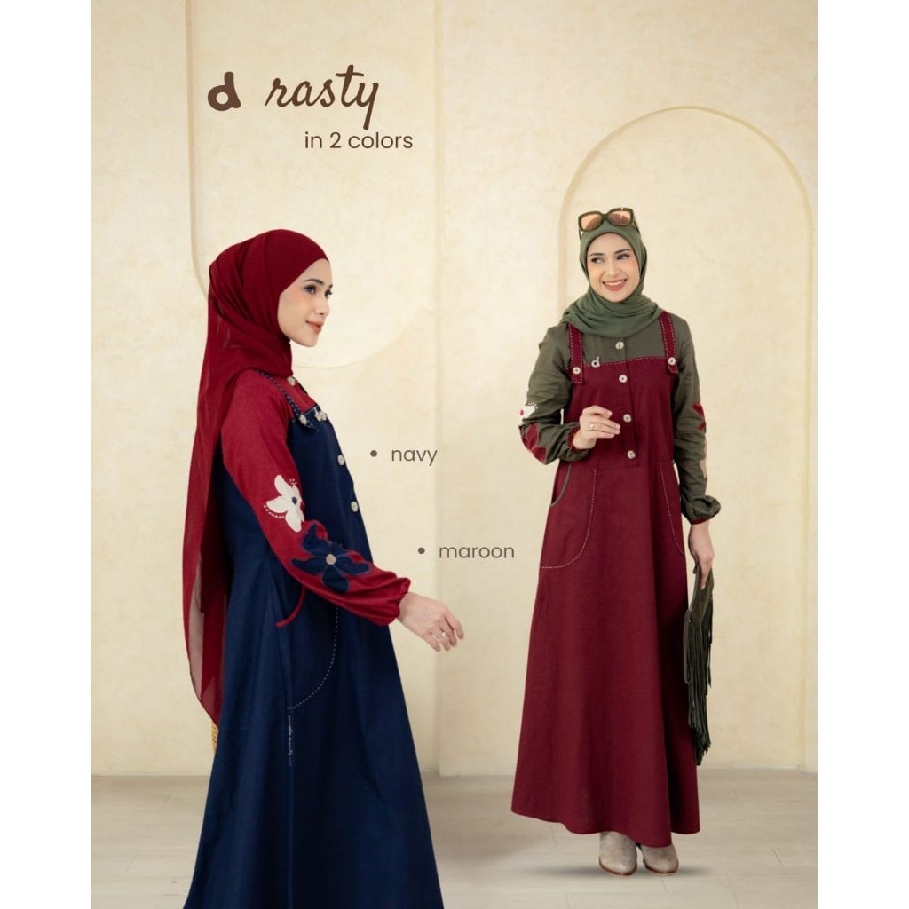ABAYA DEWASA D'RASTY BY RUMAH DANNIS / SALE DANNIS / DANNIS TERBARU / ABAYA DANNIS / GAMIS DANNIS / 