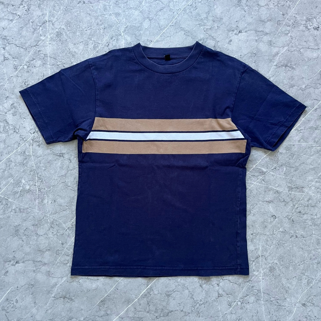 KAOS UNIQLO STRIPED SECOND