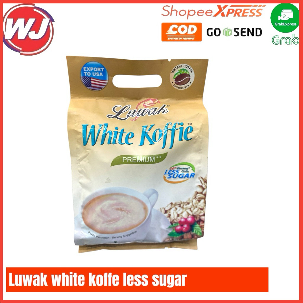 LUWAK COFFEE POUCH LESS SUGAR