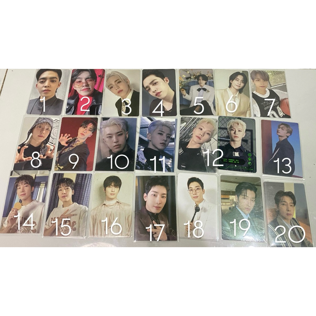 PHOTOCARD SEVENTEEN SEUNGCHEOL JEONGHAN JUN HOSHI WONWOO MINWON