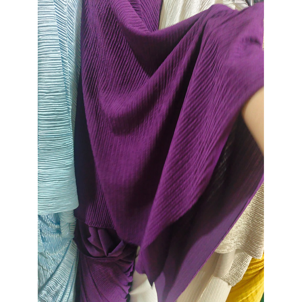 BAHAN KAOS BABAT PLISKET/BISA BUAT GAMIS DAN ROK PANJANG/HARGA SETENGAH METER (0,50 cm)