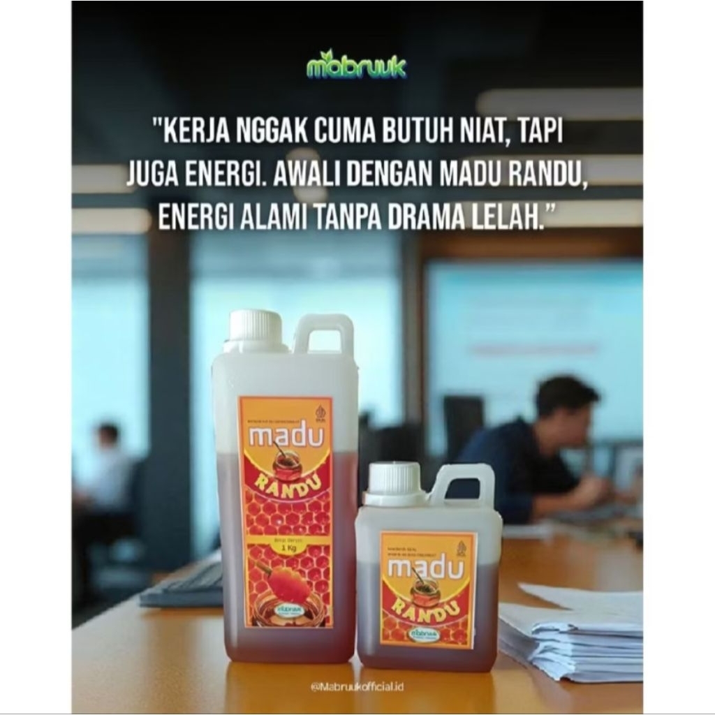 Madu Randu 1kg Mabruuk