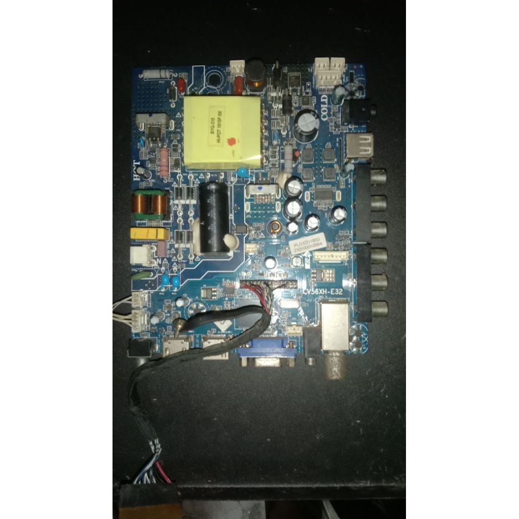 Motherboard TV LED POLYTRON PLD32D1850.. MB POLYTRON PLD32D1850. Mesin Tv Polytron