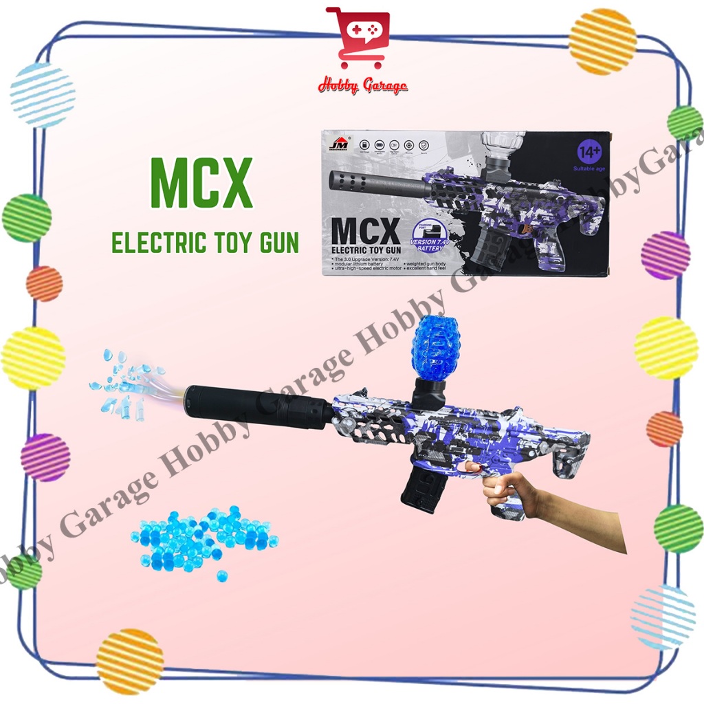 JM Indonesia Mainan MCX Tembakan Anak WGG Water Gel Blaster Watergel