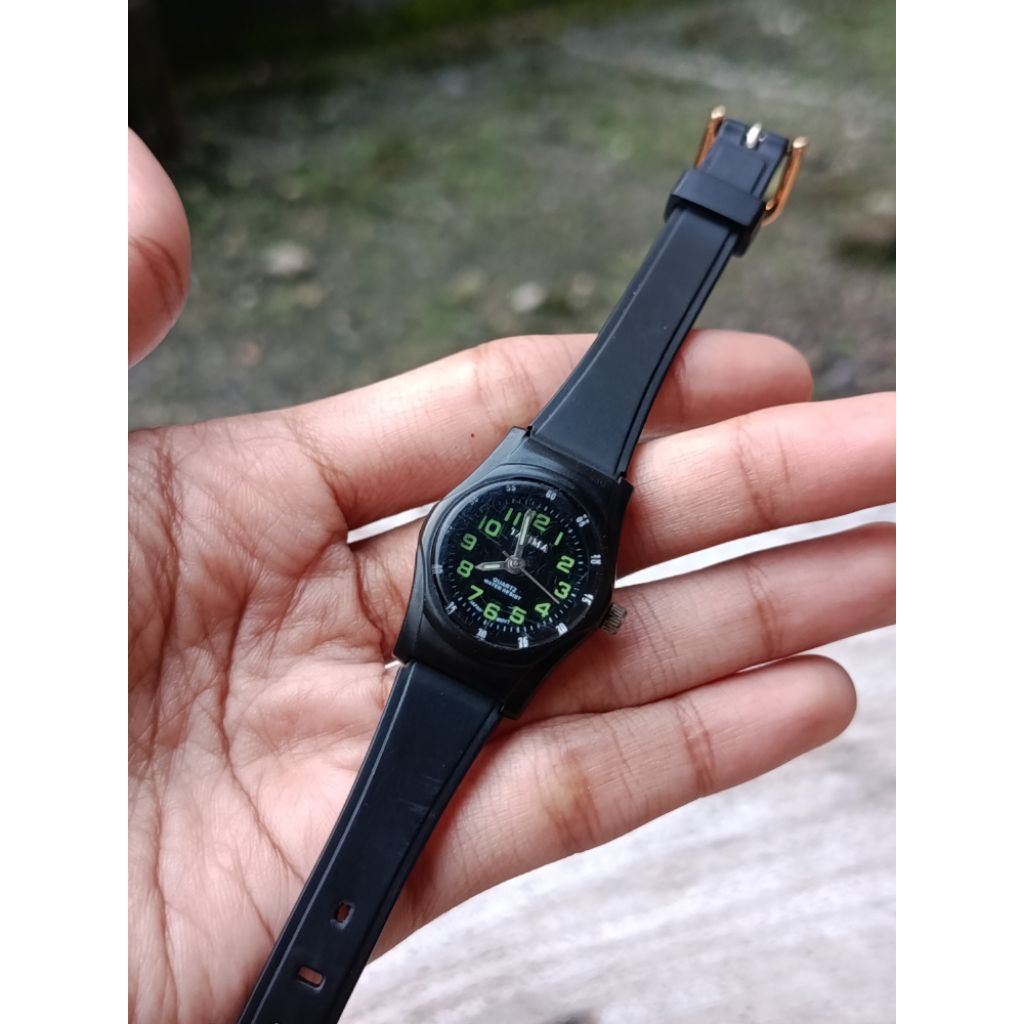 Jam tangan wanita TAJIMA Quartz simpel Classic nan Elegan Preloved Jam tangan Cewek
