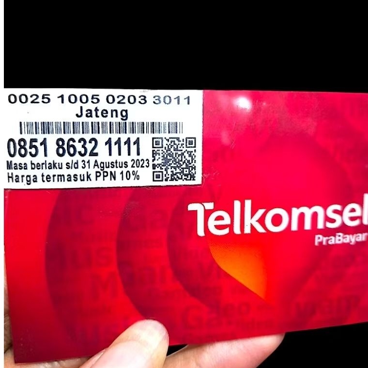 nomor cantik perdana telkomsel prabayar kwarted 1111