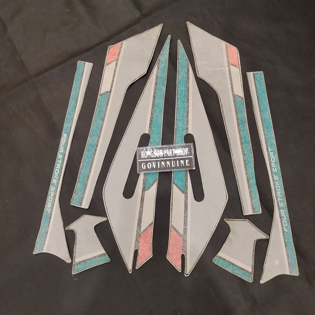 striping stiker sticker lis honda glpro gl pro 92 93 91 ori nos