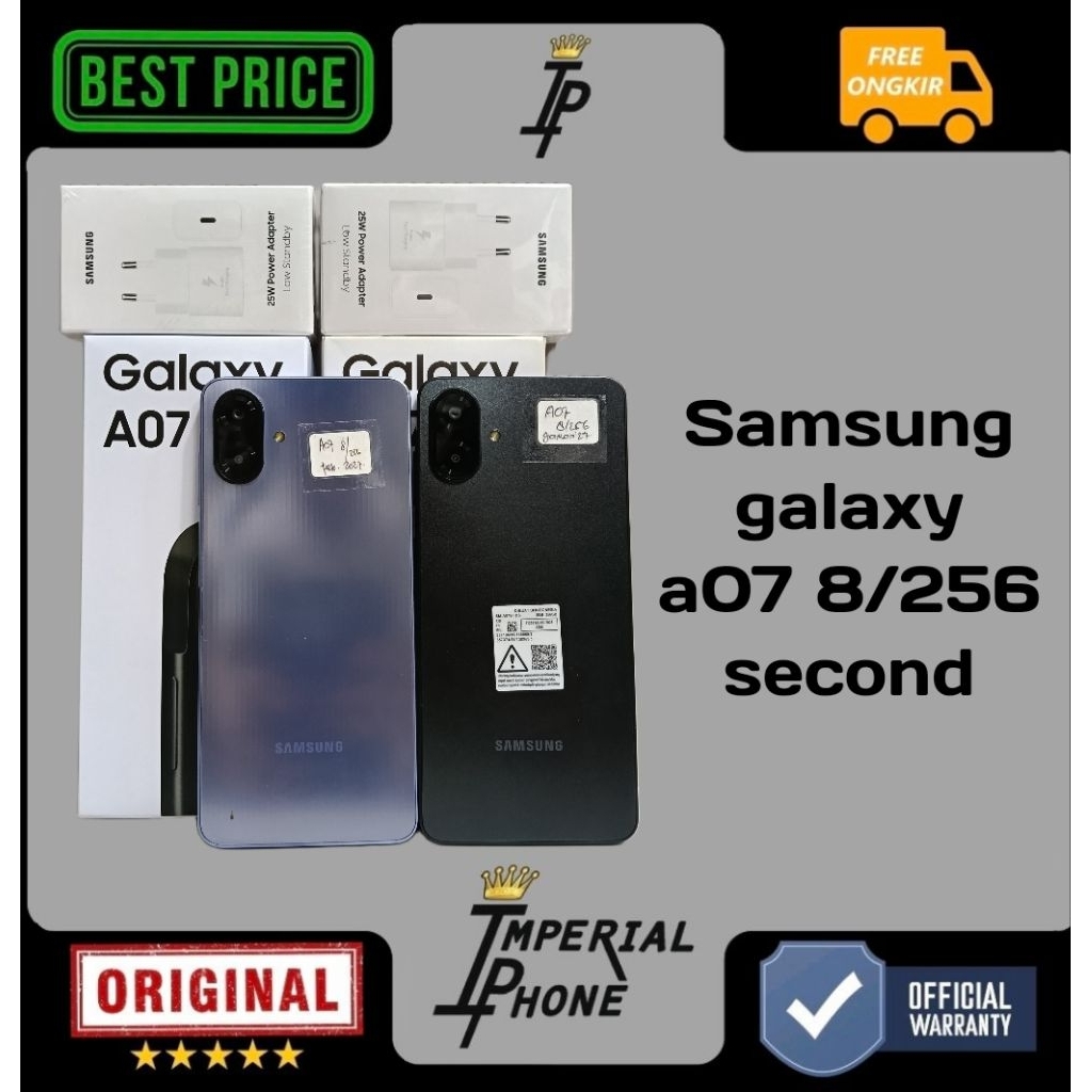 samsung galaxy a07 8/256 second