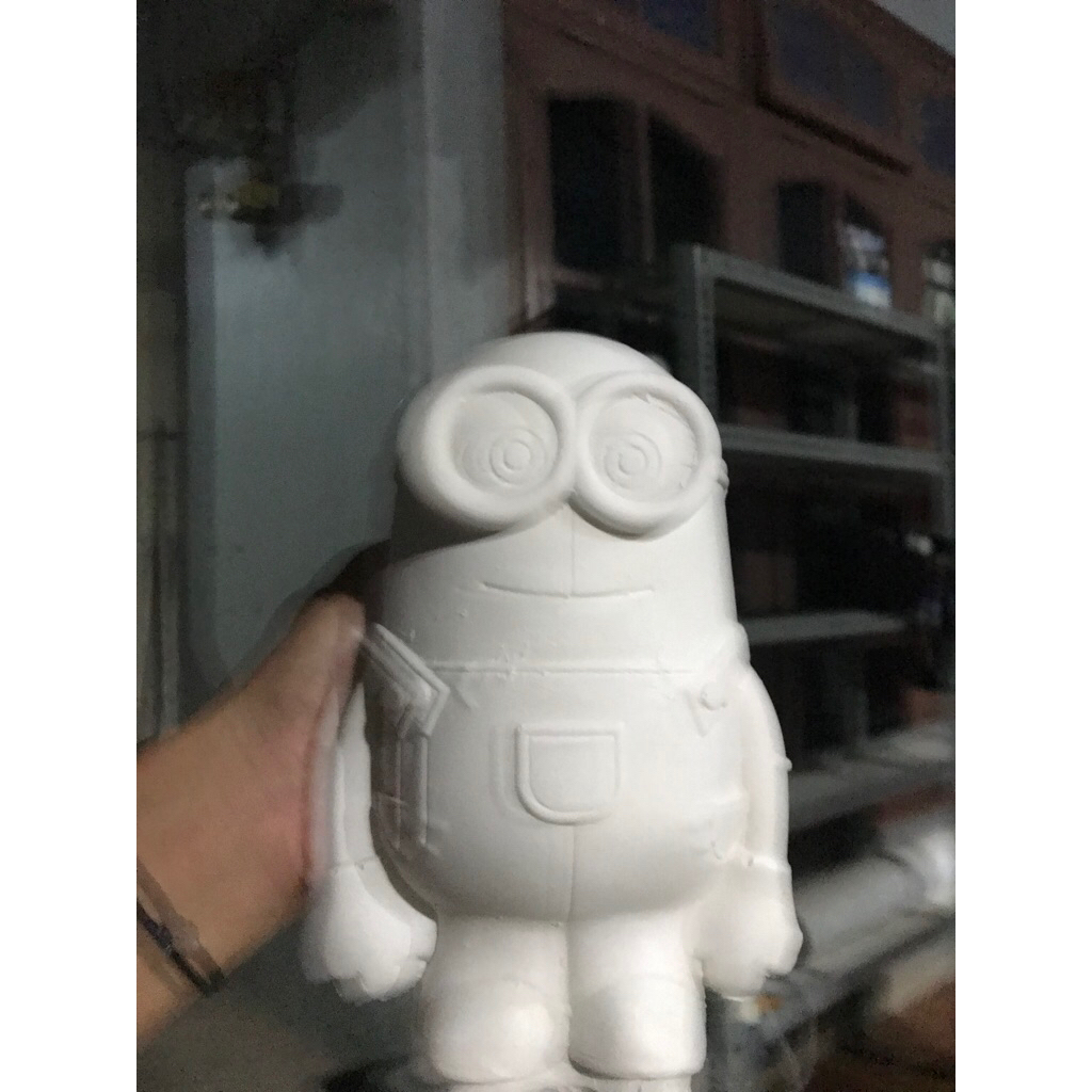 celengan gypsum mewarnai model polos 20cm