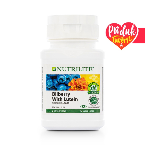Nutrilite Bilberry with Lutein Amway vitamin mata