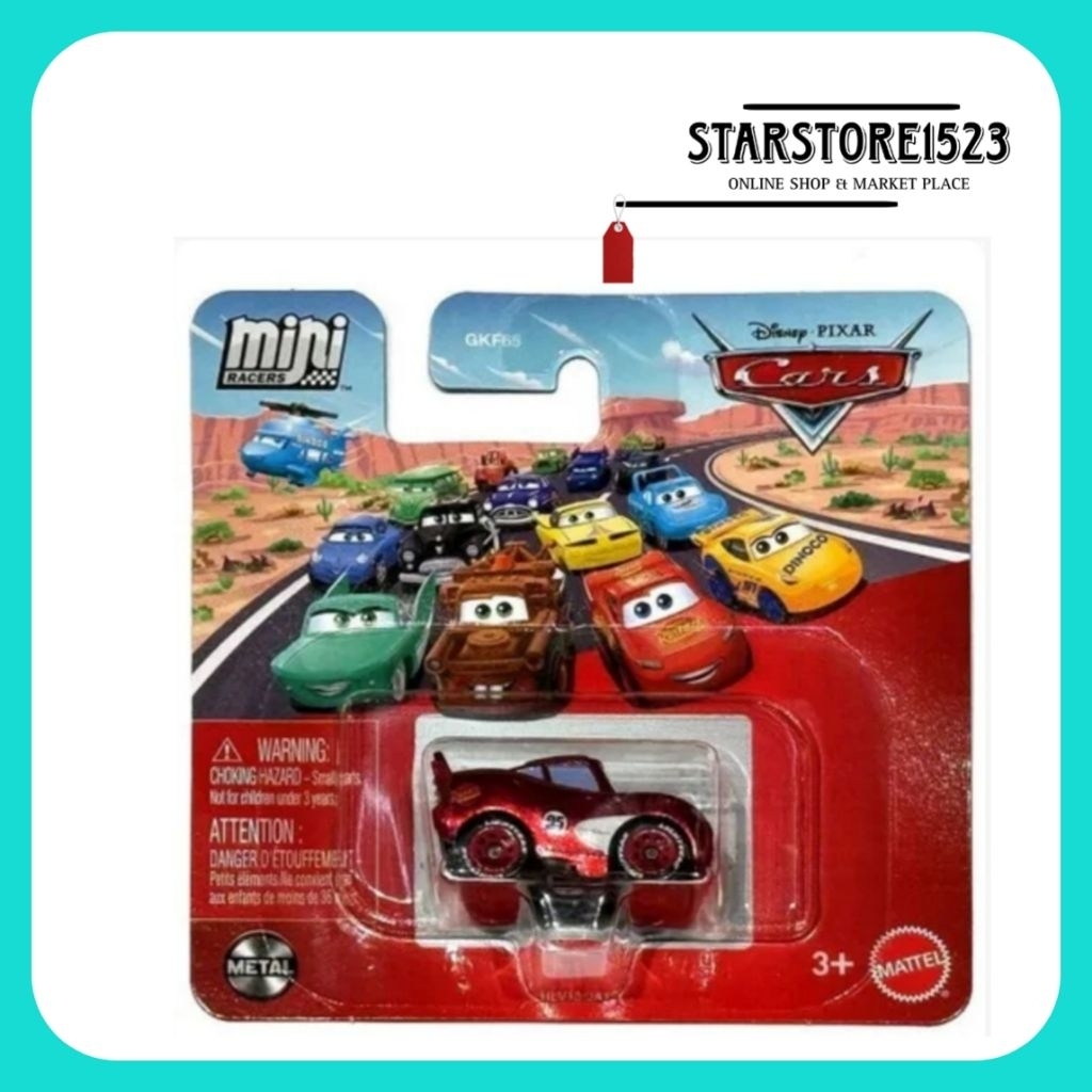 Disney Cars Mini Racer Lightning Mcqueen Rusteze