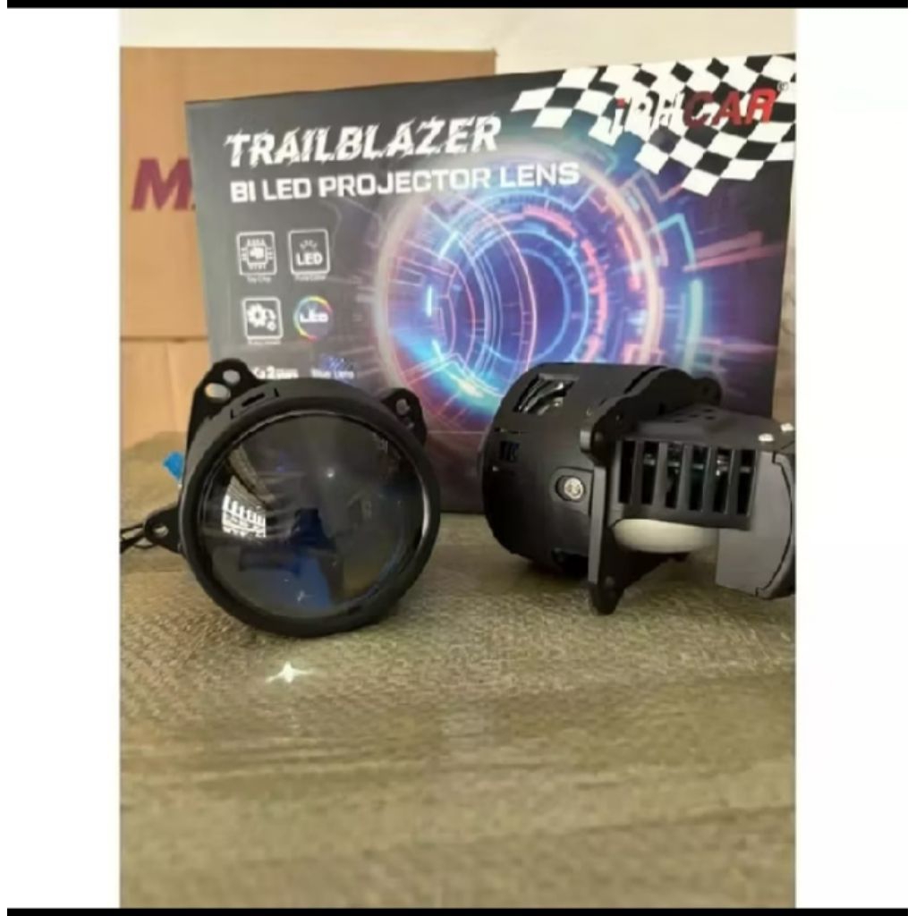 IPHCAR P11 TRAILBLAJAR 70 W  BILED HEADLAMP HEADLIGHT 3 INCH BILED FROJECTOR LENS BLUE
