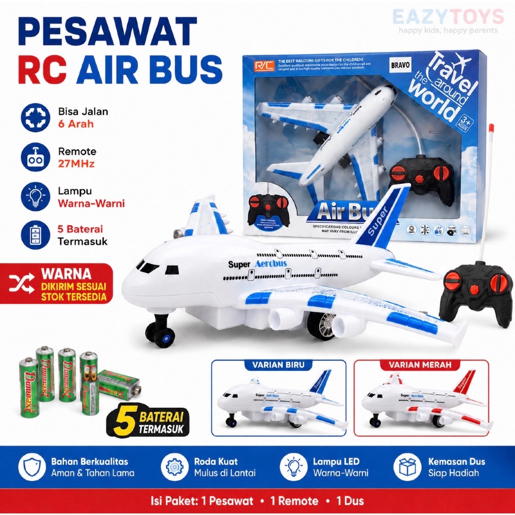 Pesawat RC Pesawat Remote Control RC Pesawat Terbang Model Air Bus