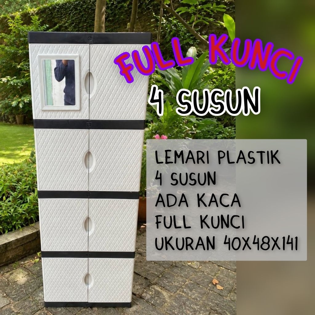LEMARI PLASTIK 5 SUSUN DAN LEMARI PLASTIK  3 SUSUN