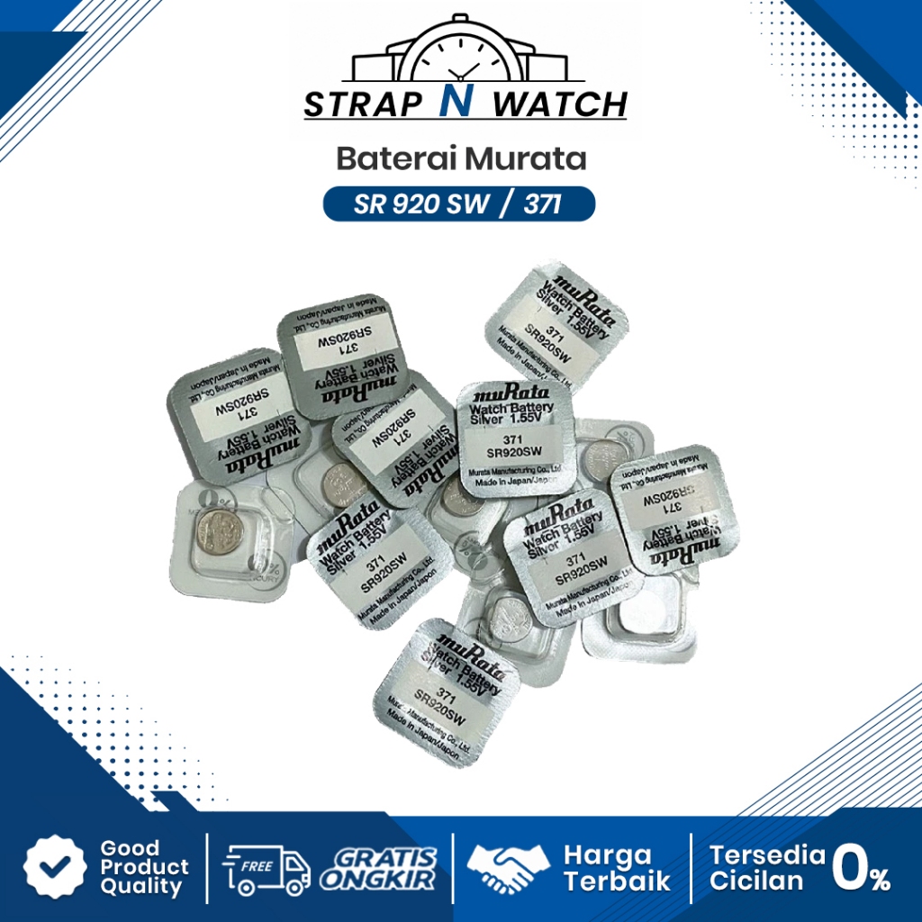 Baterai MURATA Batre Battery SR920SW 371 SR 920 SW Battery Batre LR920 920 SR920 920SW