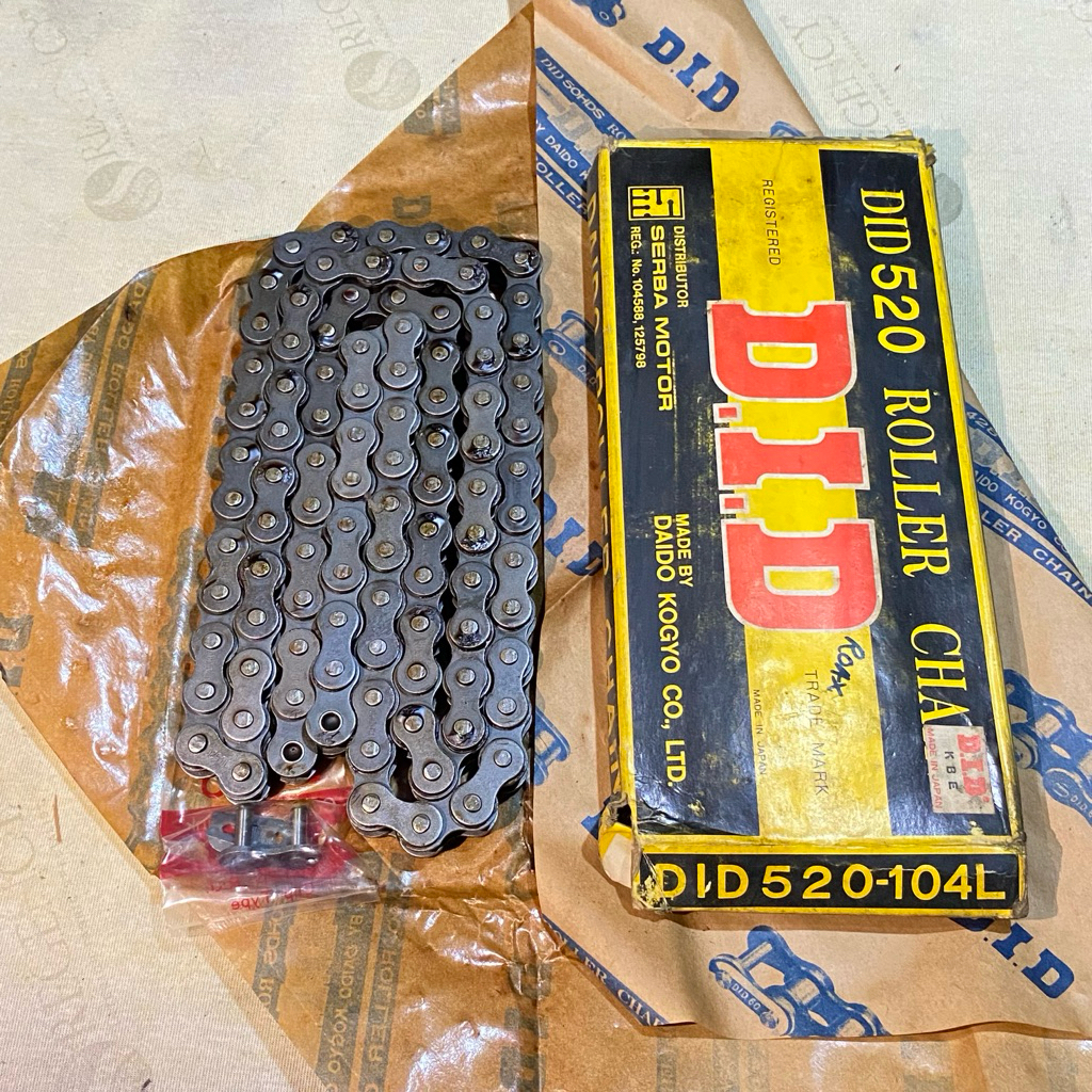Rantai original DID japan 520-104L
