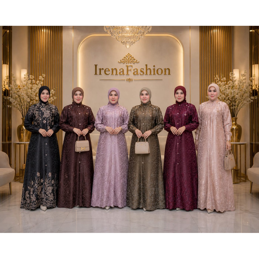 GAMIS WANITA TERBARU DRESS FITRIANI BY IRENA FASHION