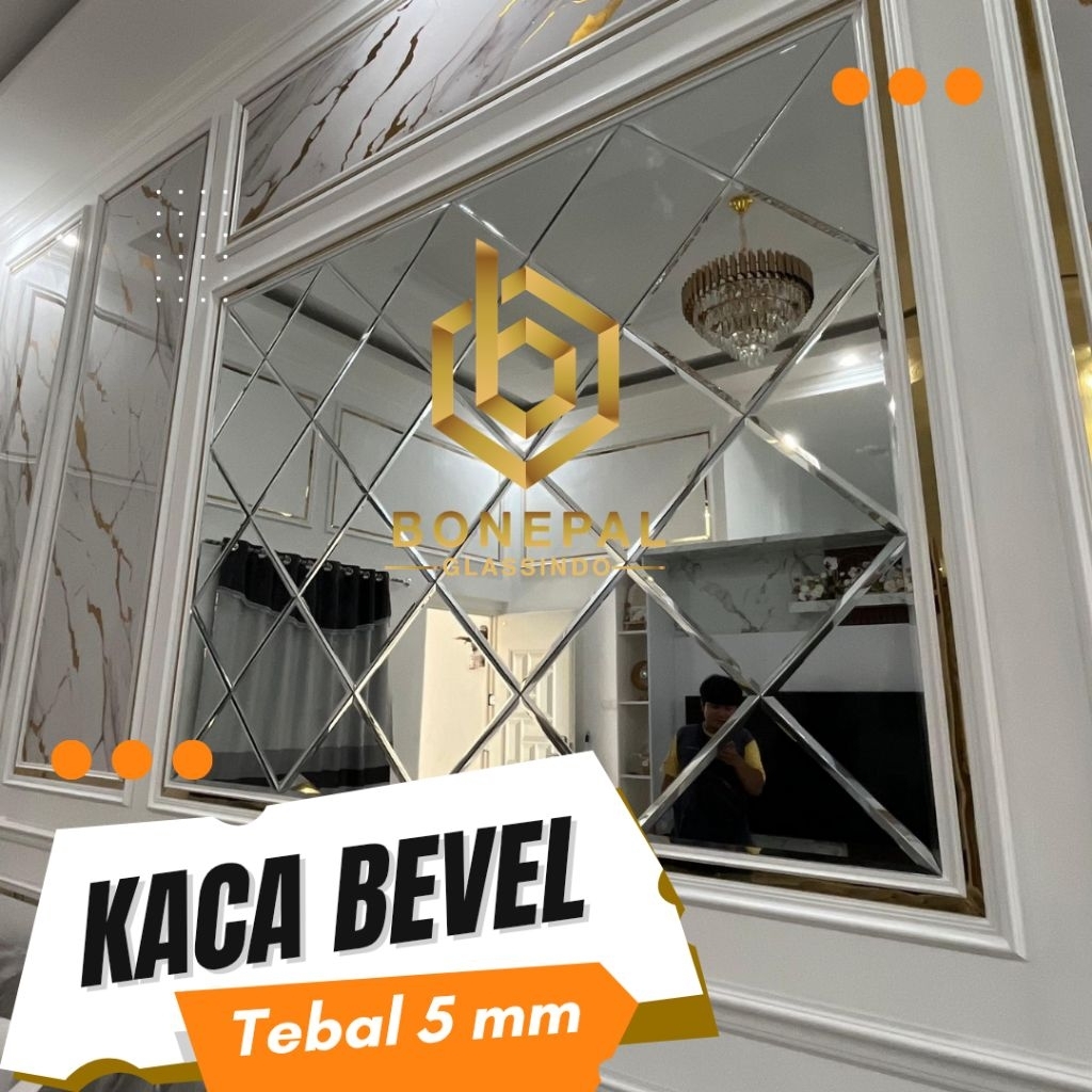 KACA BEVEL Tebal 5 mm