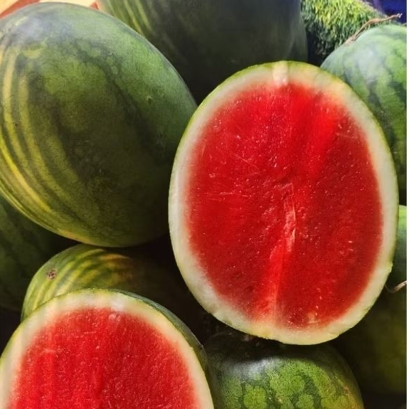 Semangka merah non biji 1buah