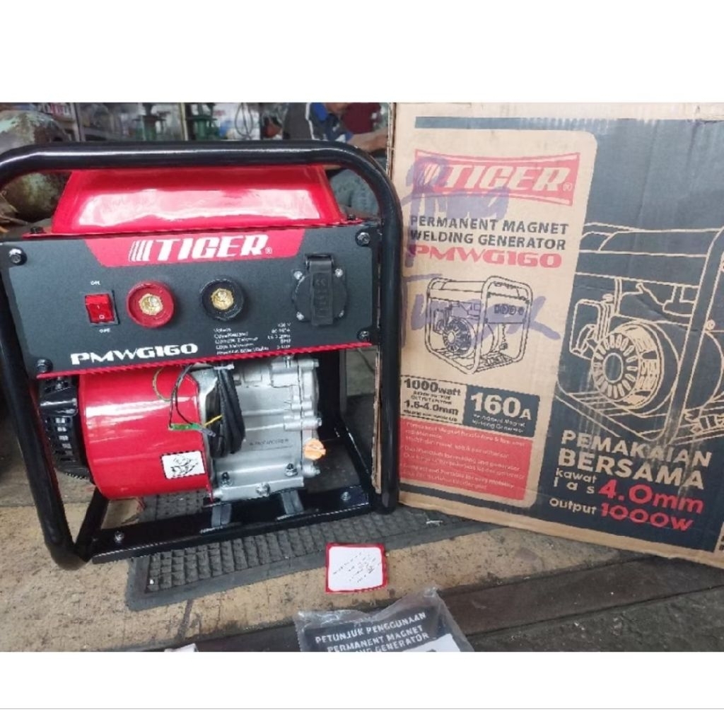 genset las 160A pmw160 TIGER 1000watt / welding generator 160A TIGER