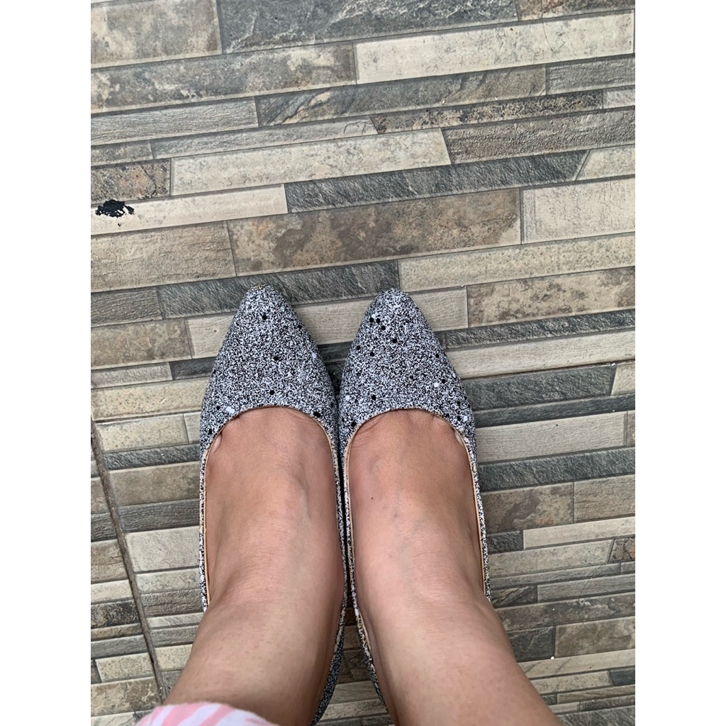 Heels Silver Granit (PRELOVED)