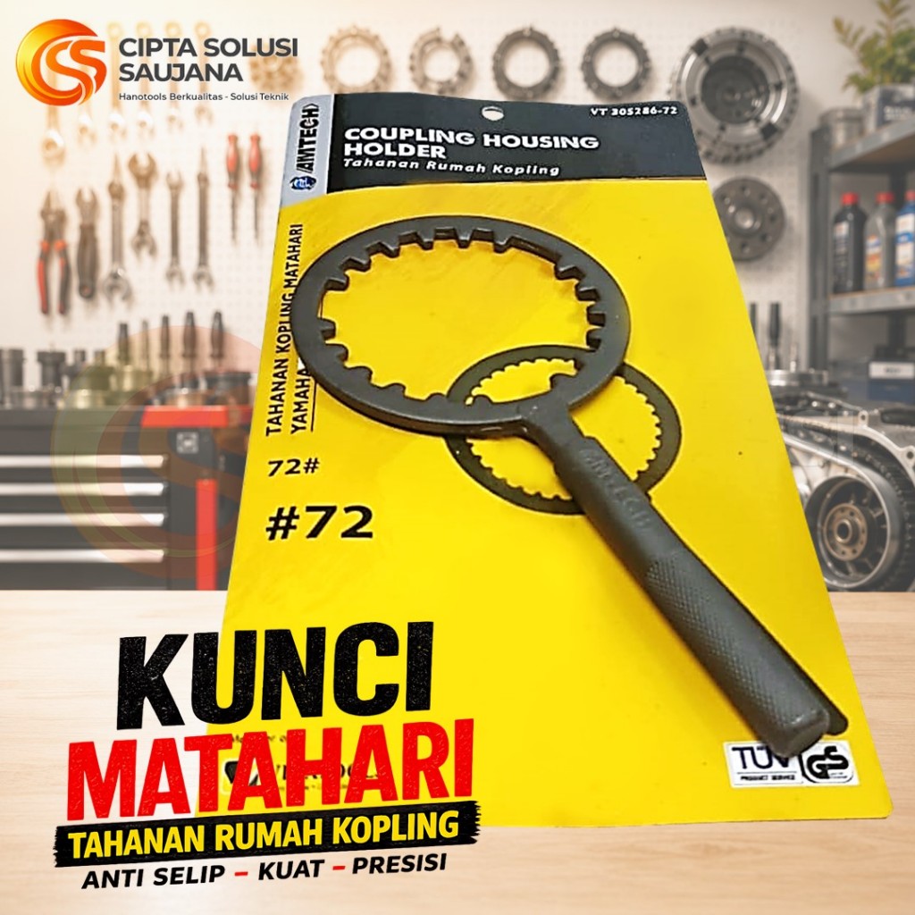 Kunci Matahari Penahan Rumah Kopling Yamaha No 72 AMTECH | Tahanan Rumah Kopling CVT