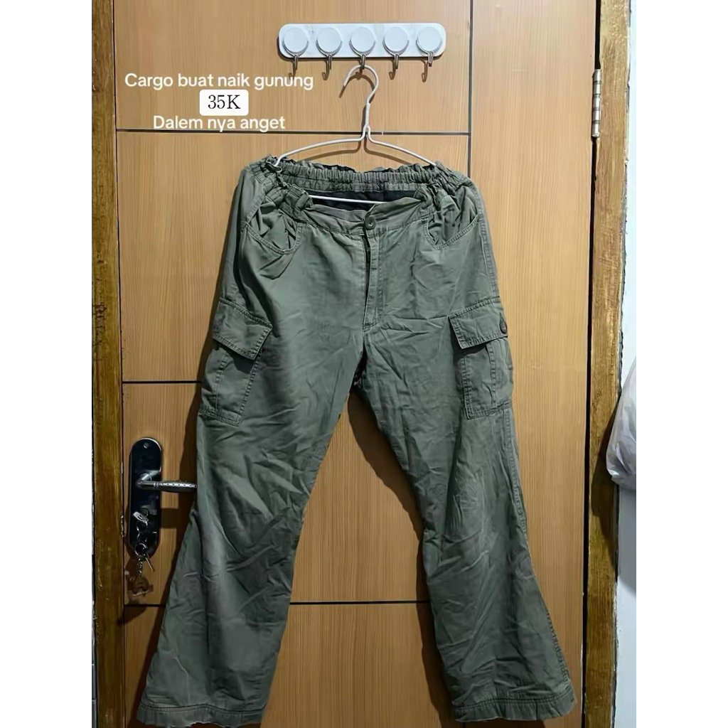 celana dan atasan loreng preloved