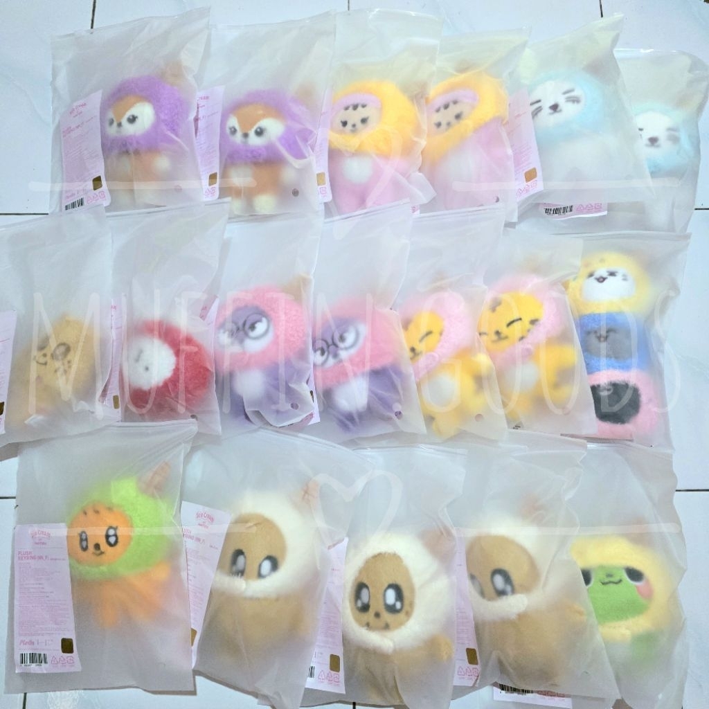 [Ready Stock] SEVENTEEN Miniteen Plush Toy Keyring Ice Cream Doll Face Cushion Holiday Chirstmast Ch