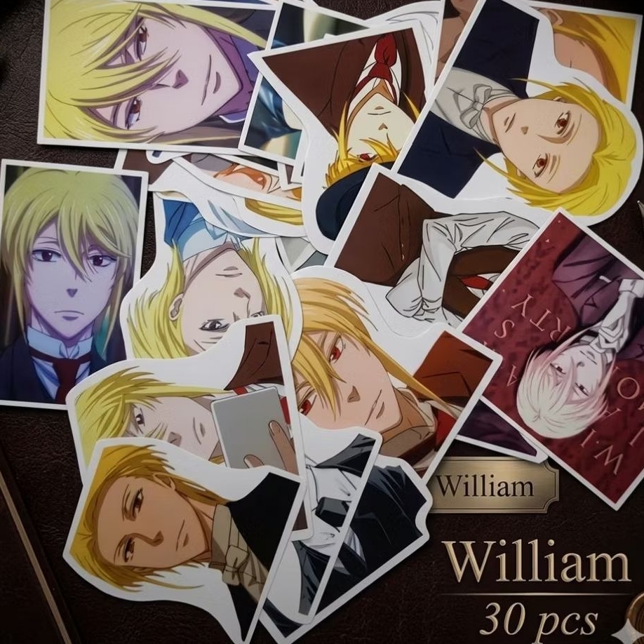 Stiker William Sherlock HOLMES 30pcs Professor William James Moriarty Sticker set