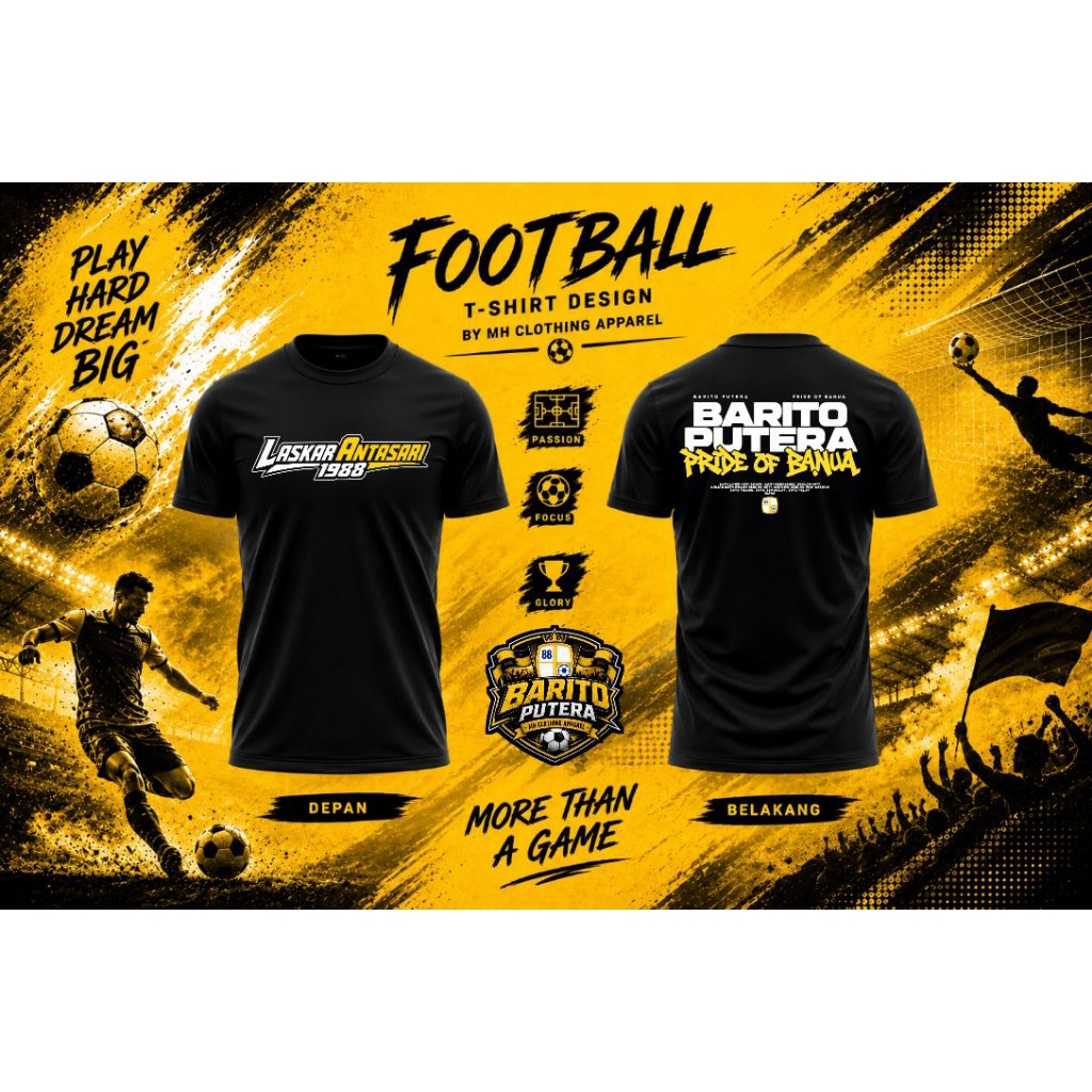 KAOS BARITO PUTERA FANS / BARITO MANIA