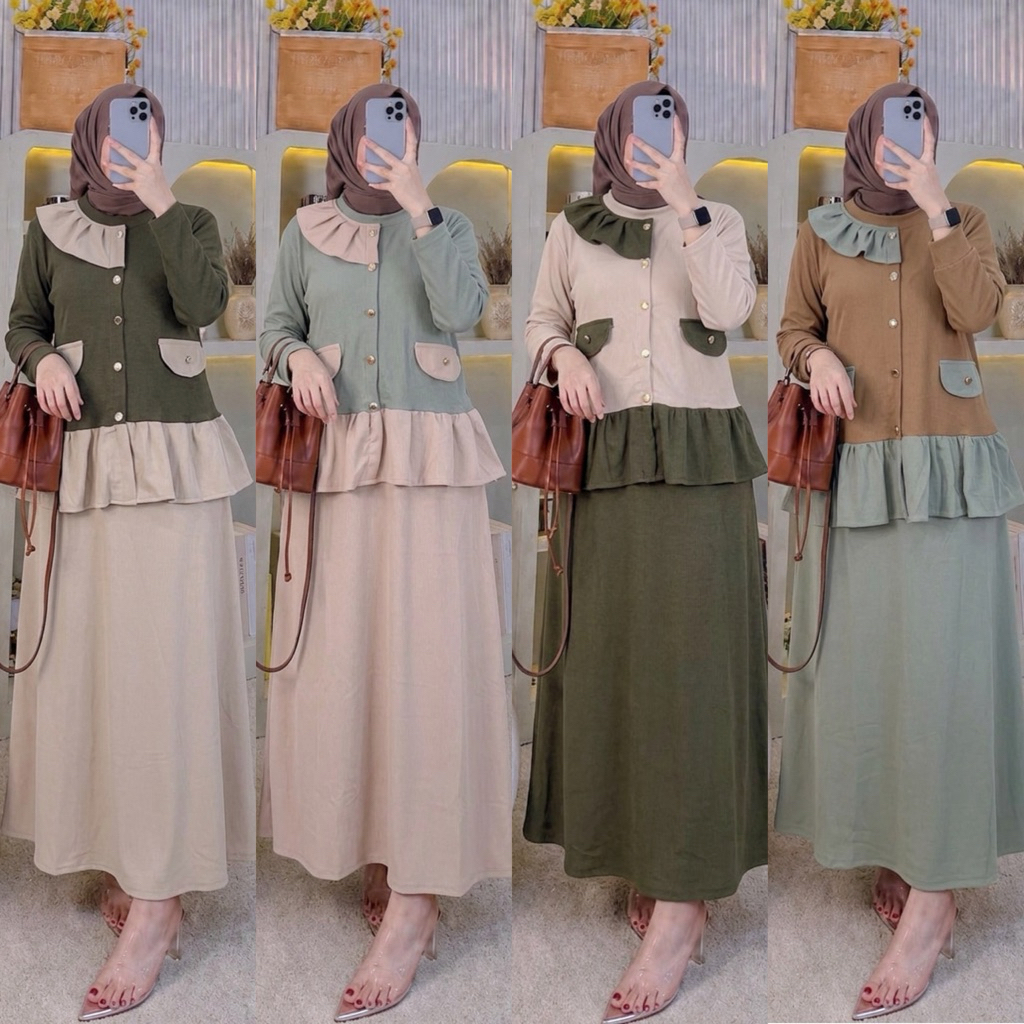 SETELAN ROK KNIT