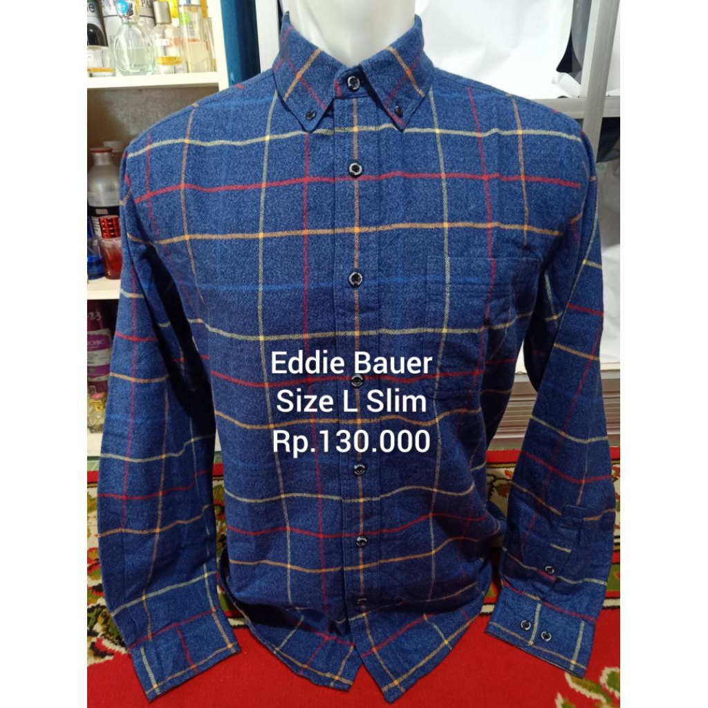 Kemeja Flanel Eddie Bauer OriginaL