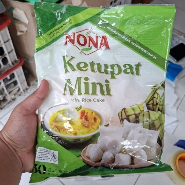 Nona Ketupat Mini Rice Cake / Nasi Instan Buat Ketupat / 600 gr