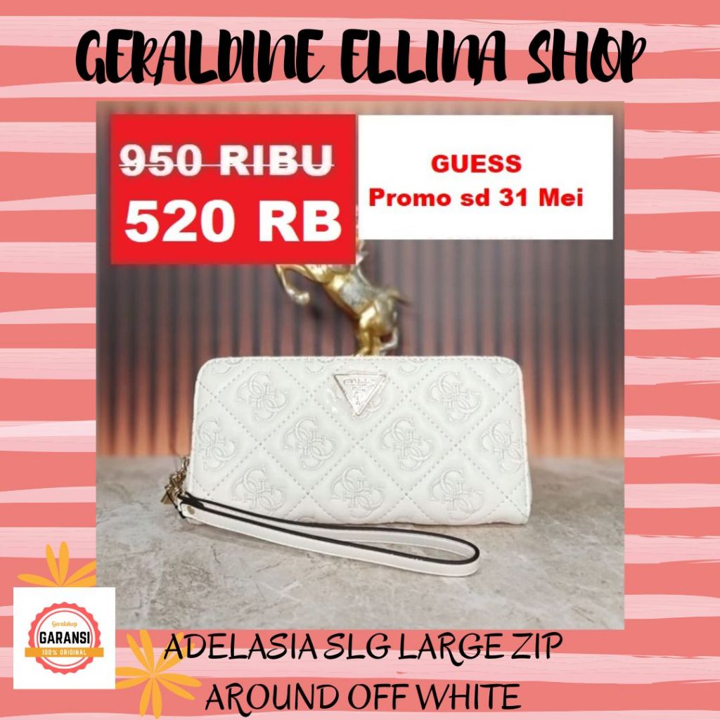 Dompet Guess wanita original 100% SALE seri ADELASIA SLG