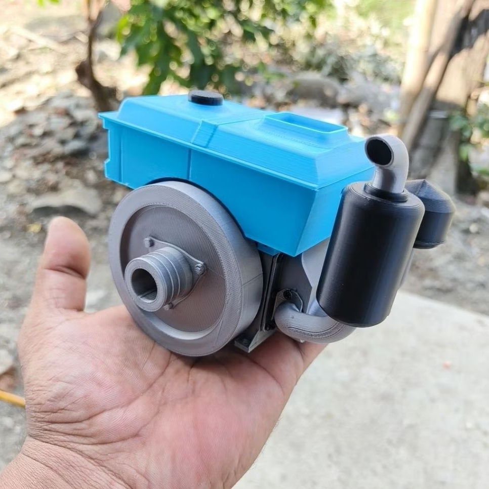 Promo Diy miniatur mesin disel Kubota rd85 3d print