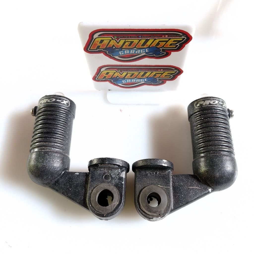 Variasi tabung shockbreaker skok shock breaker belakang lawas jadul vintage model tmt posh black