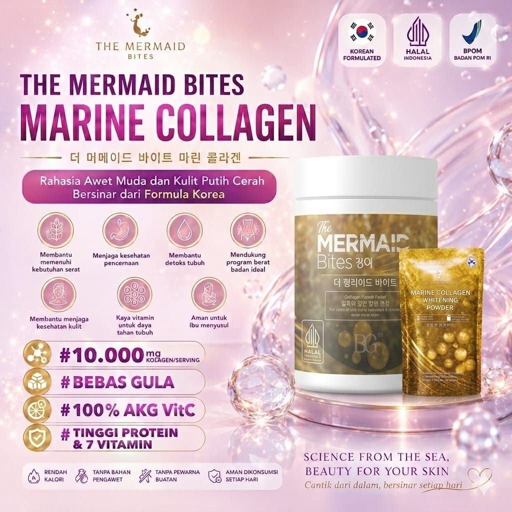 BPOM MARINE COLLAGEN DOUBLE GLUTATHIONE