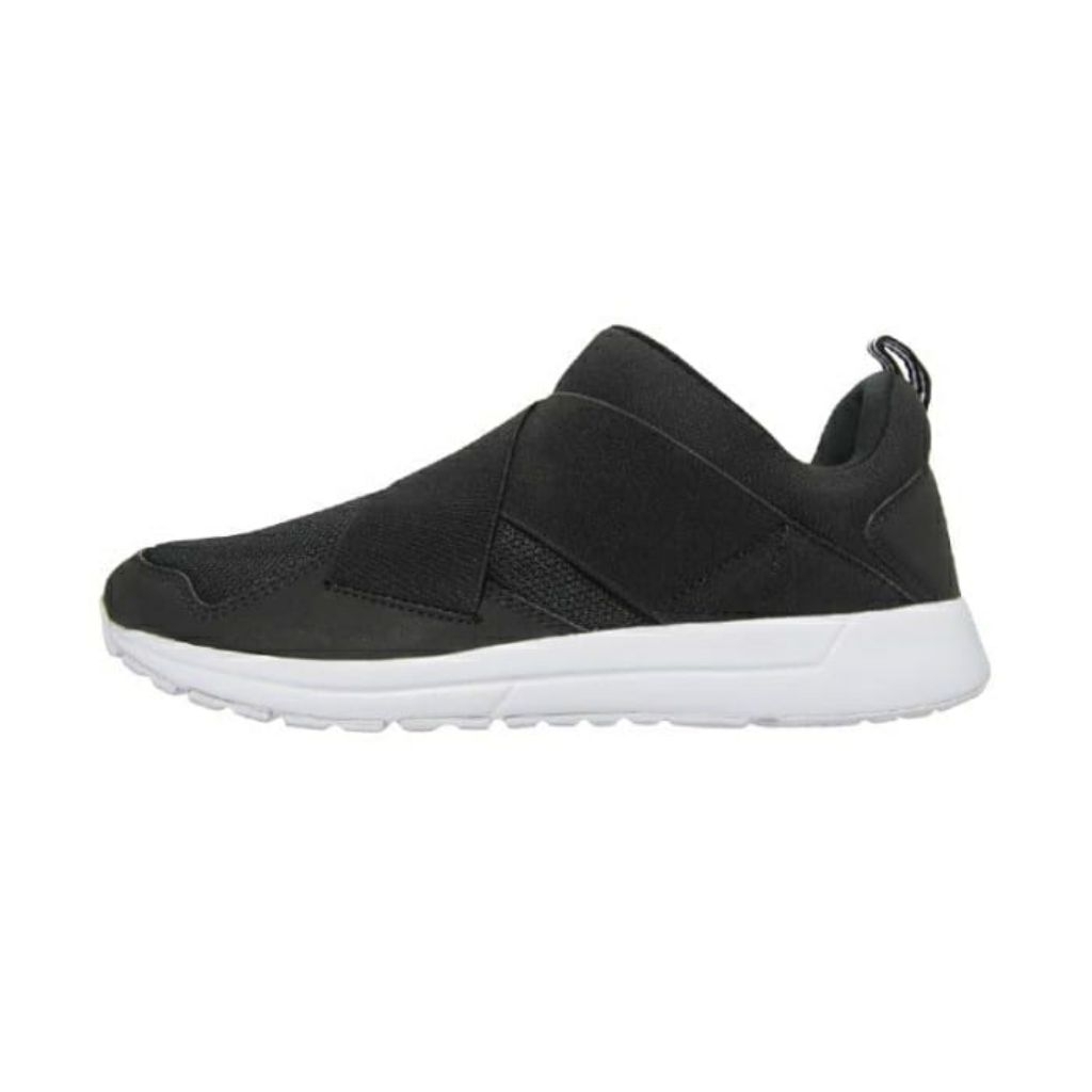 Sepatu League Vault Slip On Pria Wanita Hitam Sneakers Unisex Original