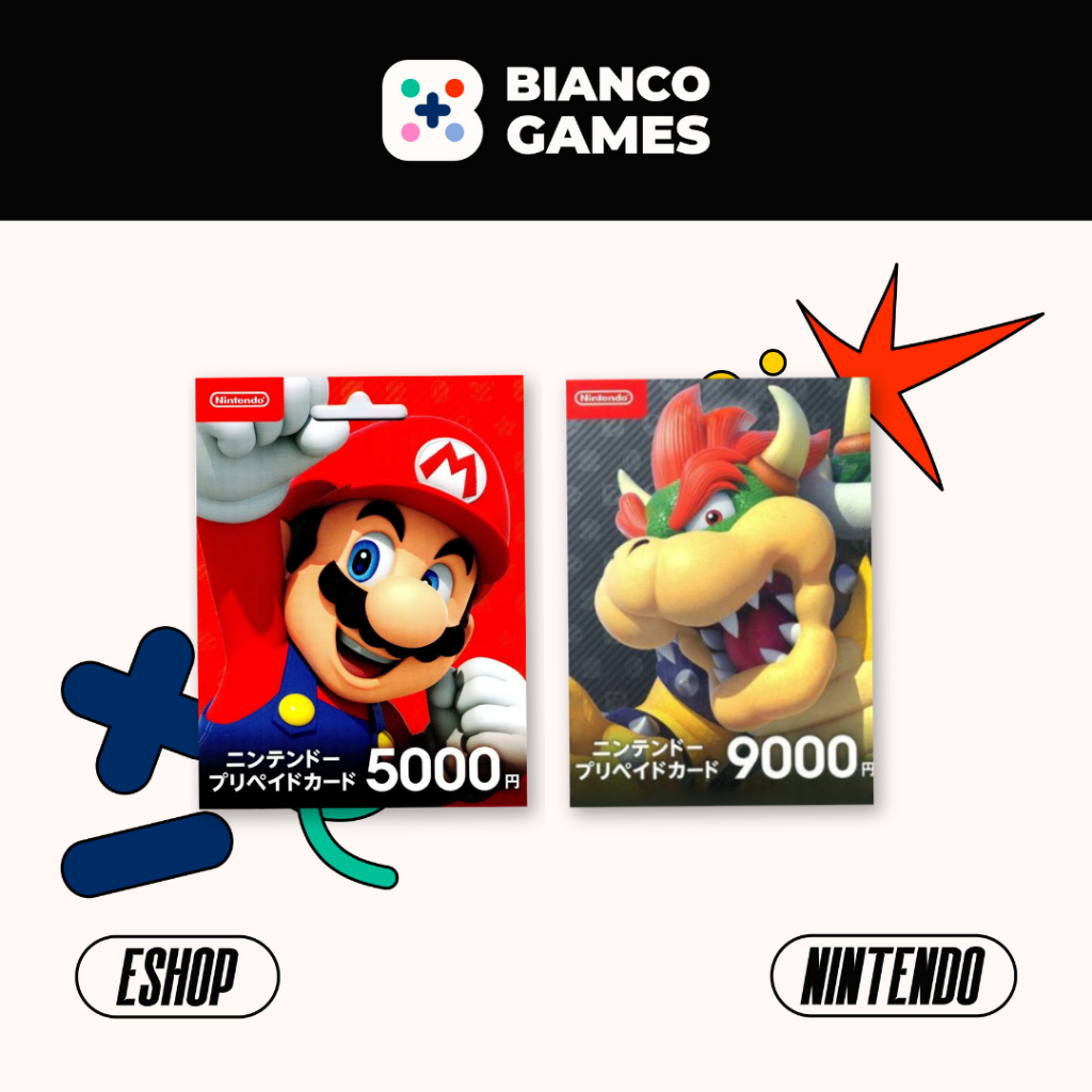 NINTENDO ESHOP REGION JAPAN / JEPANG (5000 JPY, 9000 JPY)