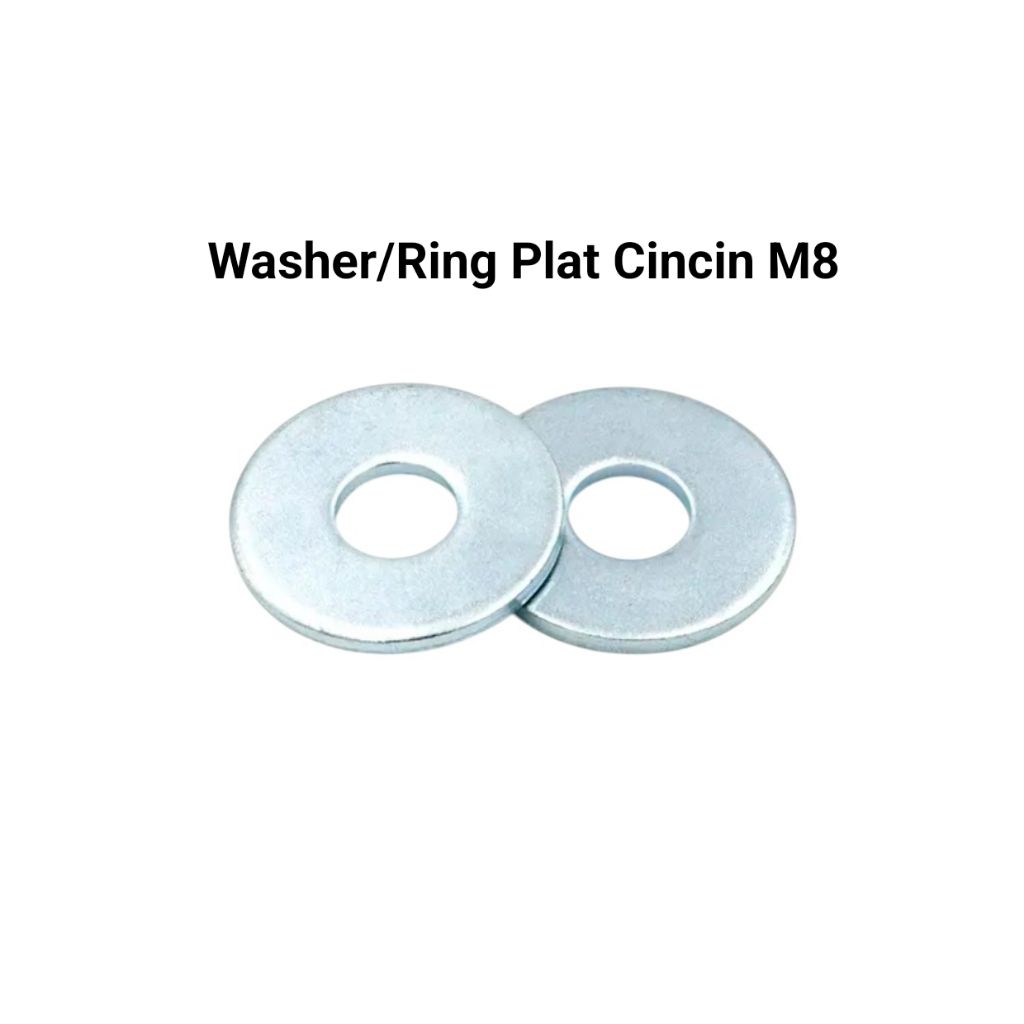 Ring plat washer m8 stainless