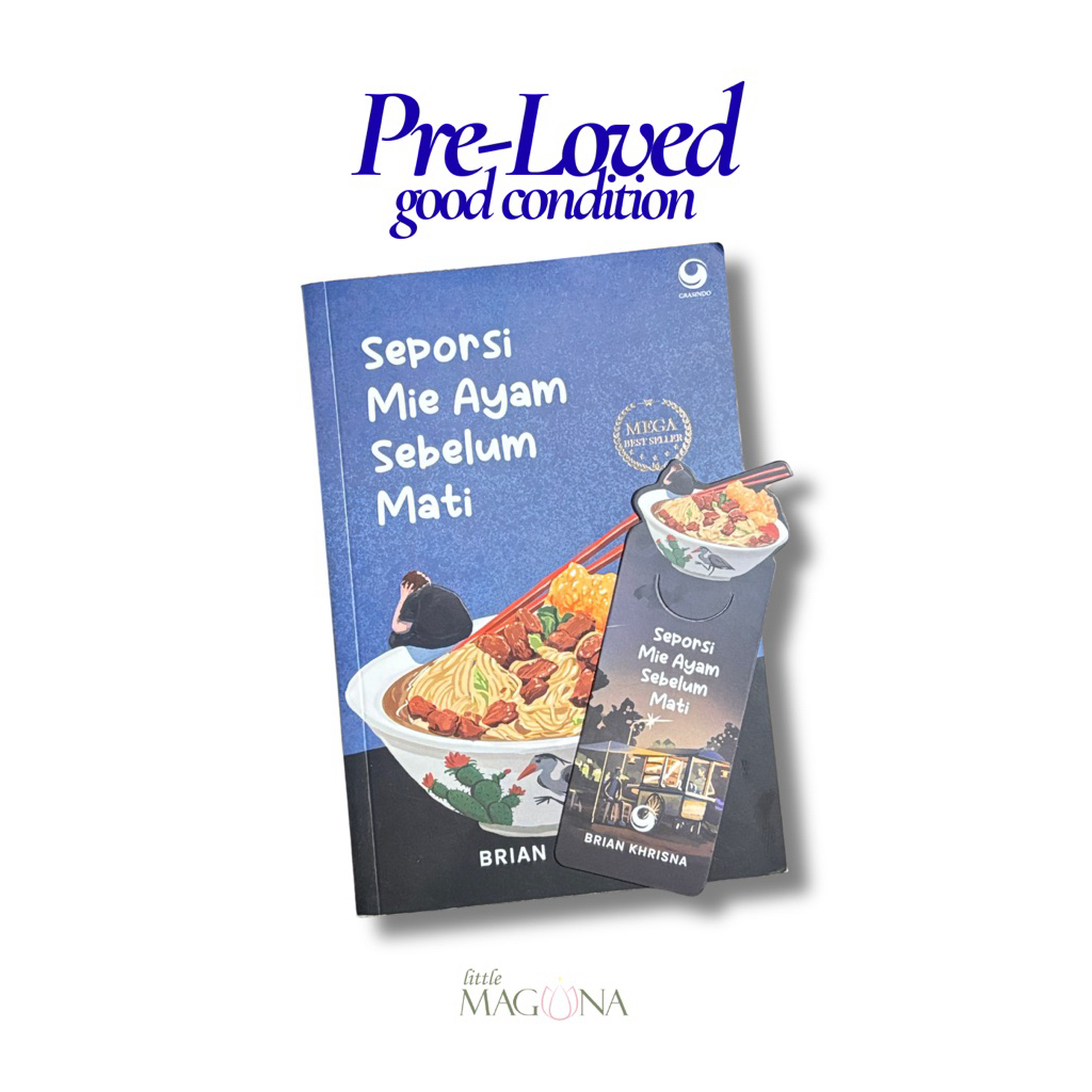 [Preloved] Novel Seporsi Mie Ayam Sebelum Mati - Brian Khrisna (ORI)